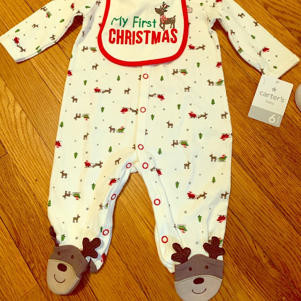 Carters “My First Christmas🎄”Pajamas